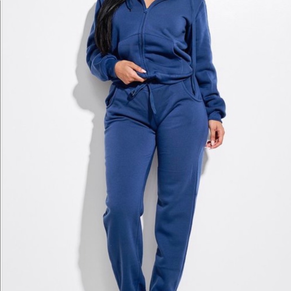Two piece track suit
